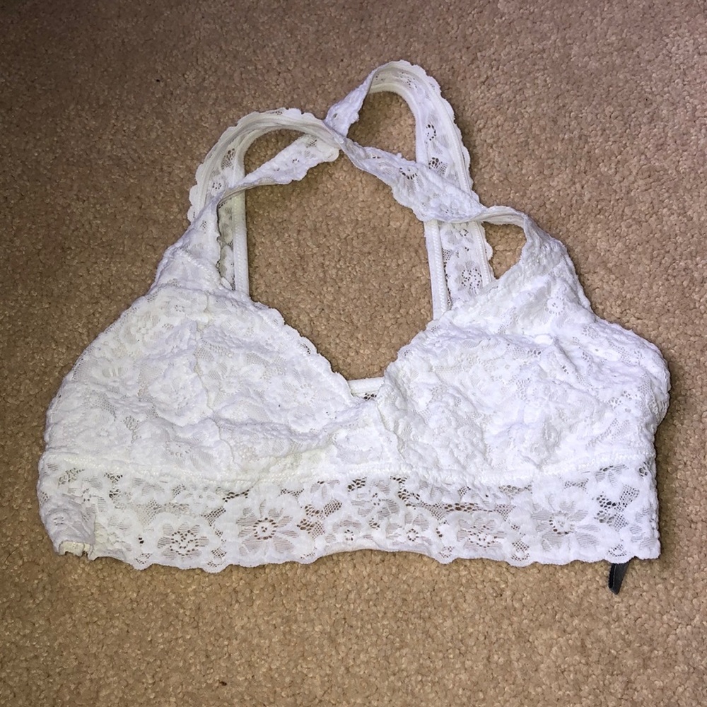 White bralette